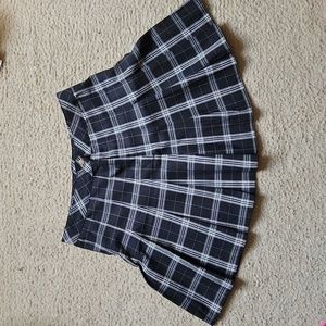 plaid/flannel skirt